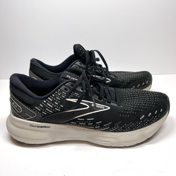 Brooks Other - Brooks Running Shoe Men’s Size‎ 10 Glycerin 20 Neutral Black White